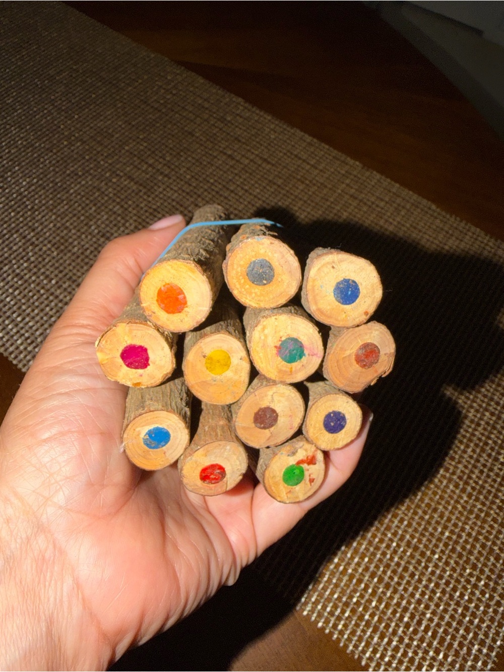 Rustic Log Colored Pencil Set - Multicolor - Picture 3 of 5